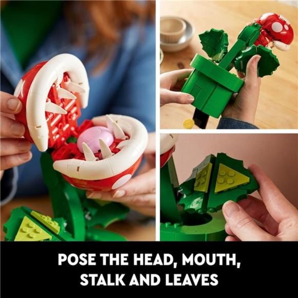 Super Mario Piranha Plant 71426, Build and Display Super Mario Brothers Toy Fan - Picture 7 of 7